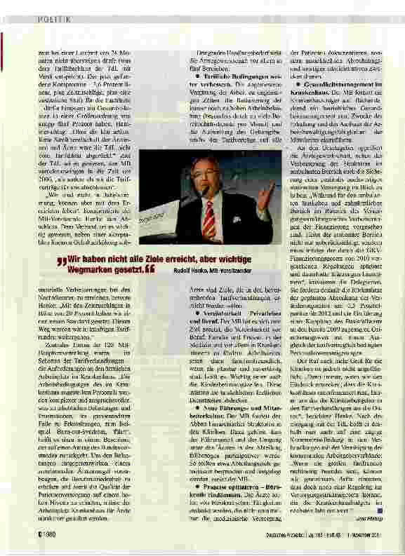 Vorschauseite 2: Im Schatten der Tarifverhandlungen