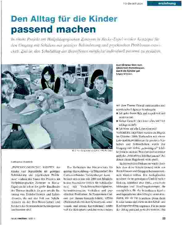 Vorschauseite 1: Den Alltag für die Kinder passend machen