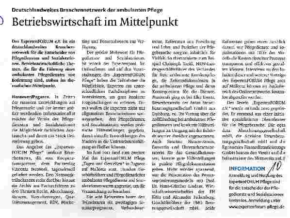Vorschauseite 1: Betriebswirtschaft im Mittelpunkt
