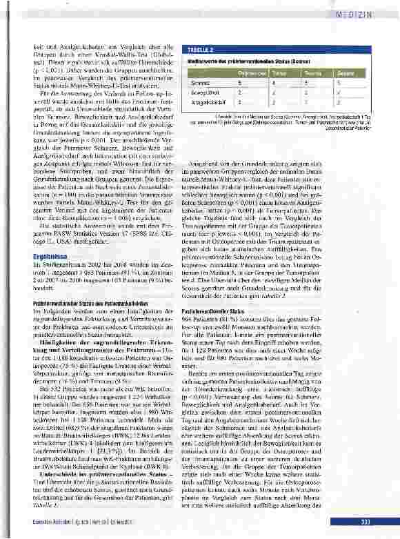 Vorschauseite 3: Wirbelkörperfrakturen benigner und maligner Genese