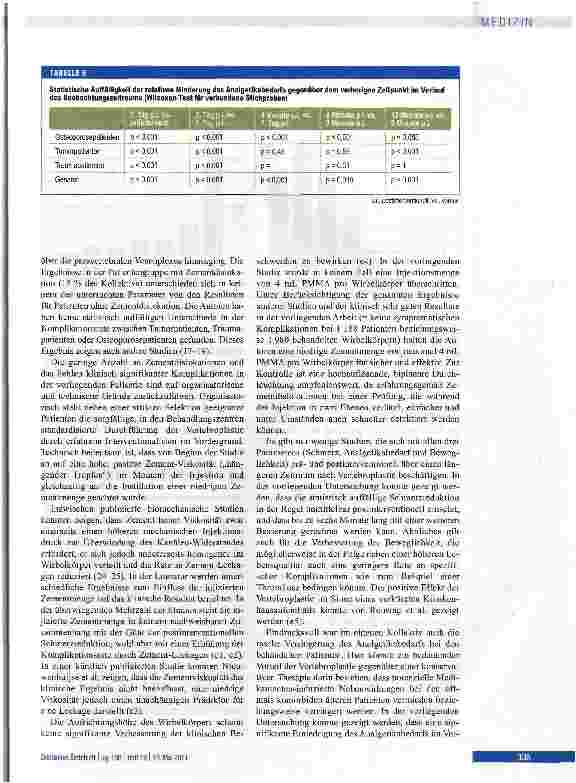 Vorschauseite 5: Wirbelkörperfrakturen benigner und maligner Genese