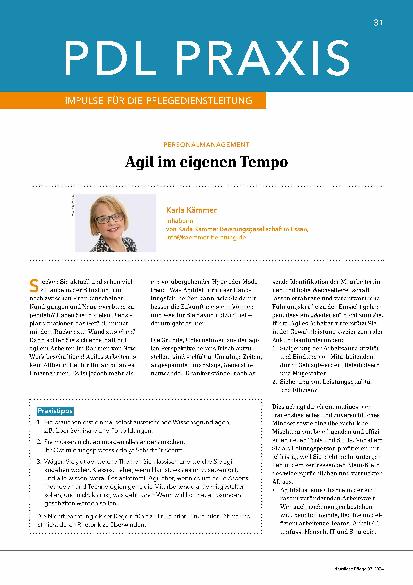 Vorschauseite 1: Agil in eigenem Tempo