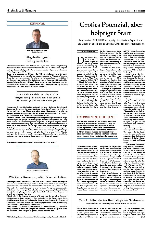 Vorschauseite 1: Großes Potenzial, aber holpriger Start