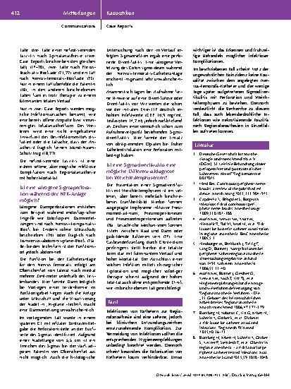 Vorschauseite 5: Nekrotisierende Fasziitis nach Regionalanästhesie mit Nervus Femoralis Katheter?