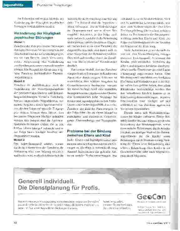 Vorschauseite 2: Fachleute und Öffentlichkeit schauen heute mehr hin
