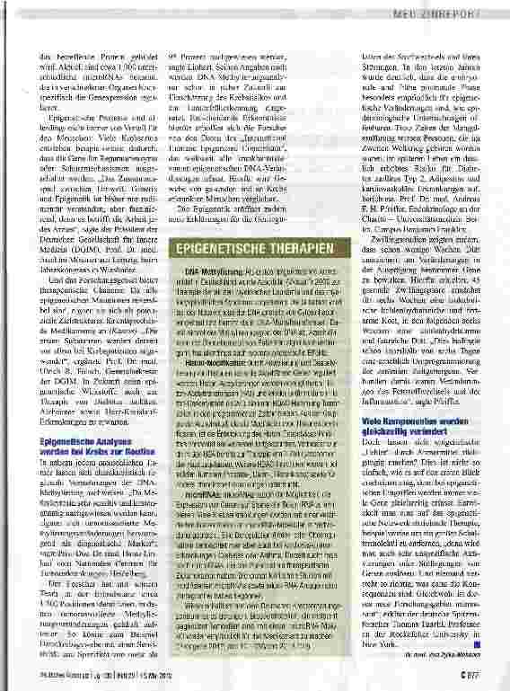 Vorschauseite 2: Der Dompteur der Gene