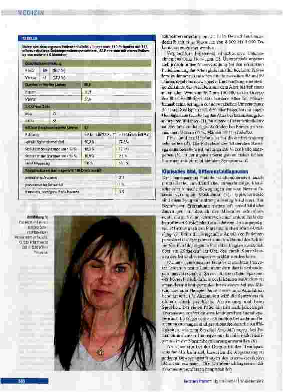 Vorschauseite 2: Hemispasmus facialis