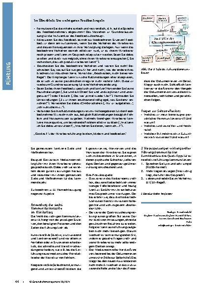 Vorschauseite 3: Die sechs Stile der Führungskommunikation. Improvisierst du noch oder führst du schon?