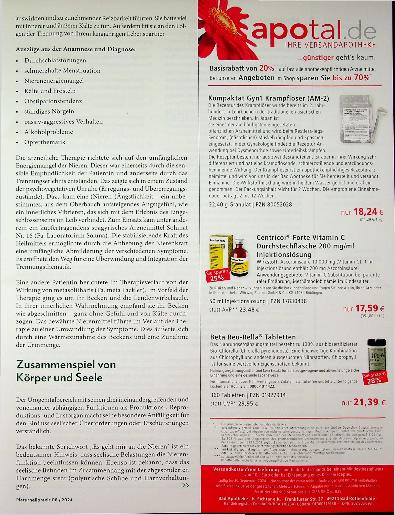 Vorschauseite 4: Die Niere - gibt den Schwung in den Lebensäußerungen.