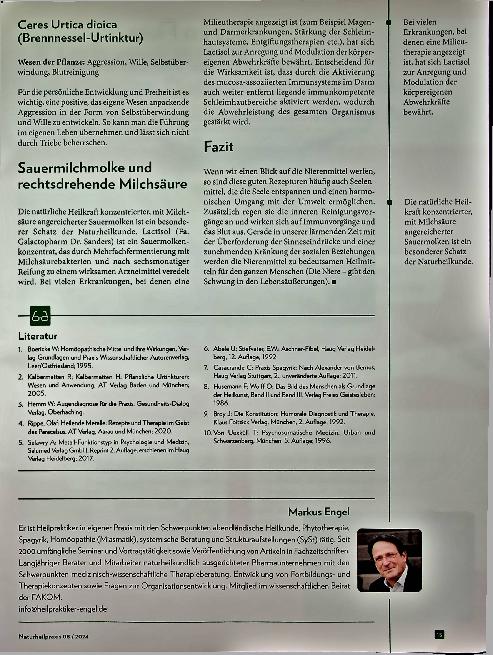 Vorschauseite 6: Die Niere - gibt den Schwung in den Lebensäußerungen.