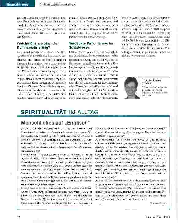 Vorschauseite 3: Geht es um Rationierung oder um Sozialraumgestaltung?