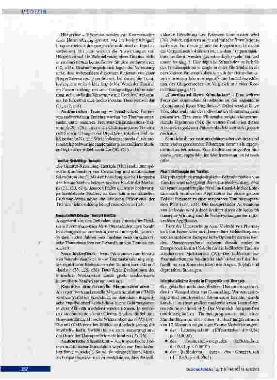 Vorschauseite 5: Chronischer Tinnitus - eine interdisziplinäre Herausforderung