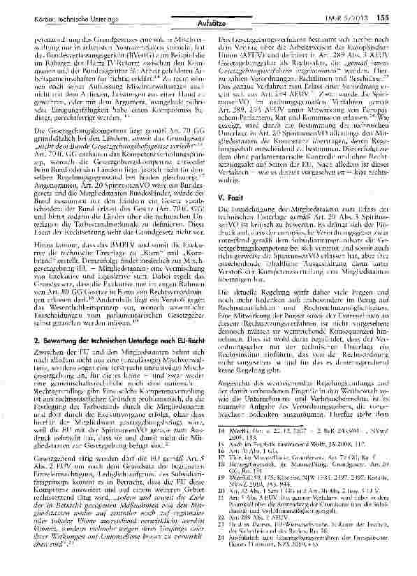 Vorschauseite 3: Die technische Unterlage - ein neues Rechtsetzungsinstitut und das Verbot der Mischgesetzgebung