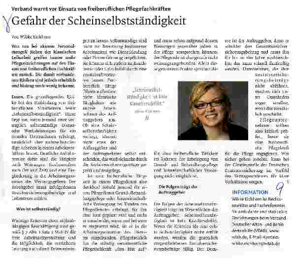 Vorschauseite 1: Gefahr der Scheinselbstständigkeit