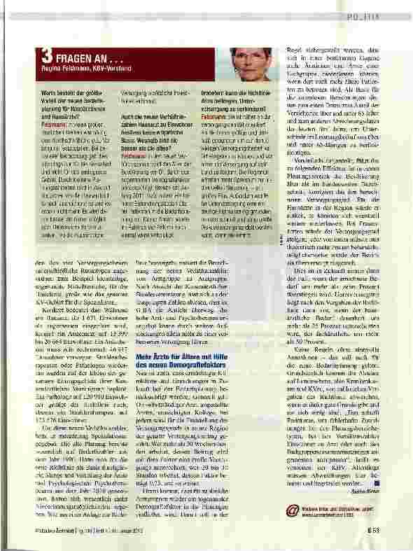 Vorschauseite 3: Erst eine bessere Verteilung - dann bessere Verhältnisse