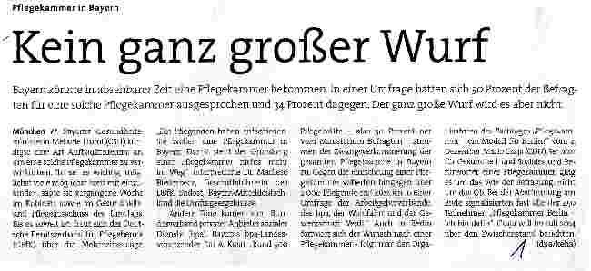 Vorschauseite 1: Kein ganz großer Wurf