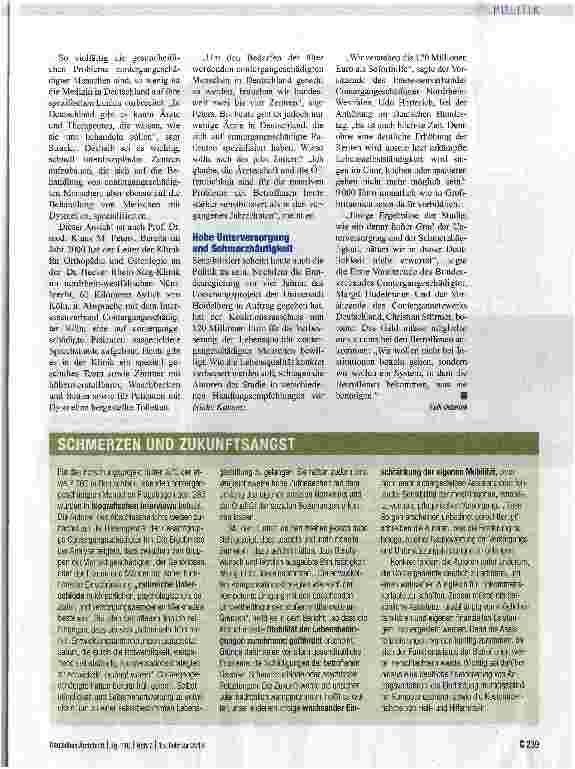 Vorschauseite 2: „Wir wollen nicht mehr kämpfen