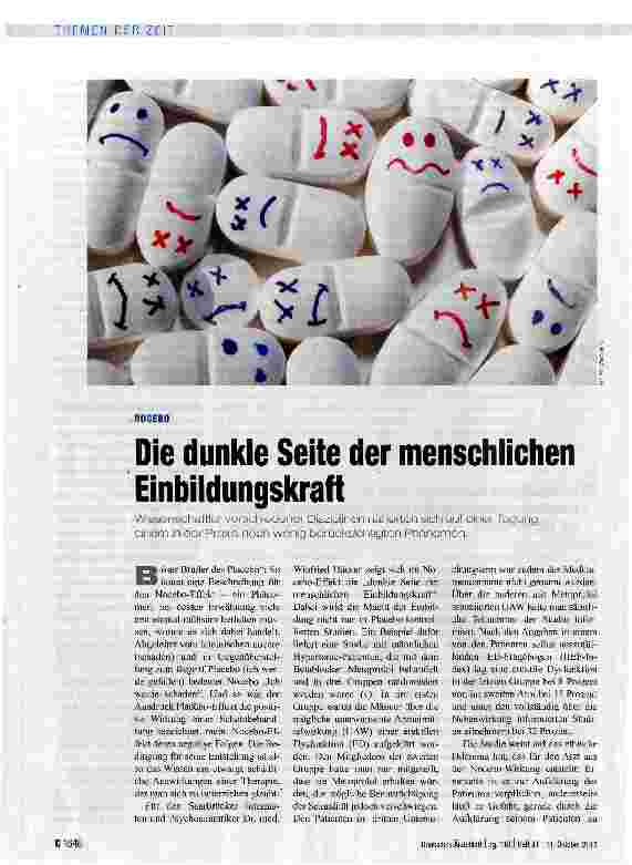 Vorschauseite 1: Die dunkle Seite der menschlichen Einbildungskraft