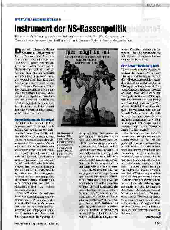 Vorschauseite 1: Instrument der NS-Rassenpolitik