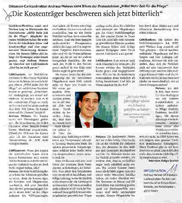 Vorschauseite 1: Die Kostenträger beschweren sich jetzt bitterlich