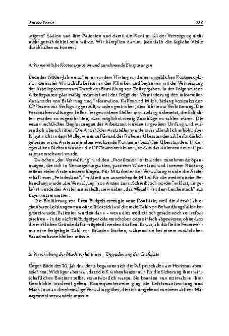 Vorschauseite 3: AUS DER PRAXIS: Die Arbeitswelt von Ärzten – früher und heute