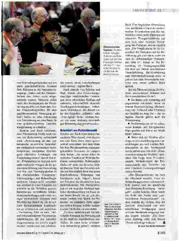 Vorschauseite 2: Zwischen Berufsethos und wirtschaftlichen Zwängen