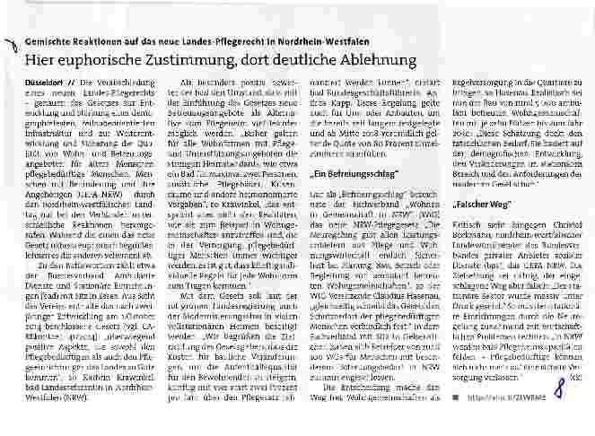 Vorschauseite 1: Hier euphorische Zustimmung, dort deutliche Ablehnung