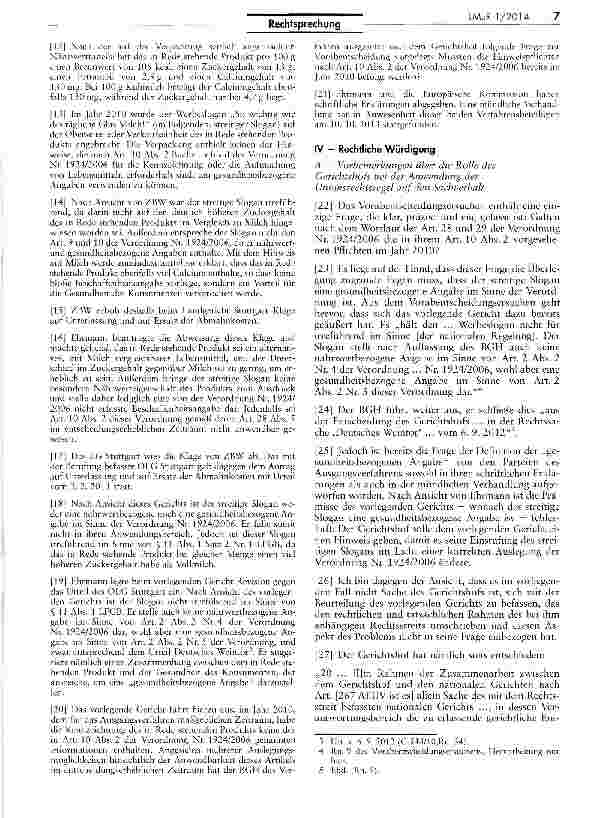 Vorschauseite 3: Zeitlicher Anwendungsbereich von gesundheitsbezogenen Angaben auf Lebensmitteln
