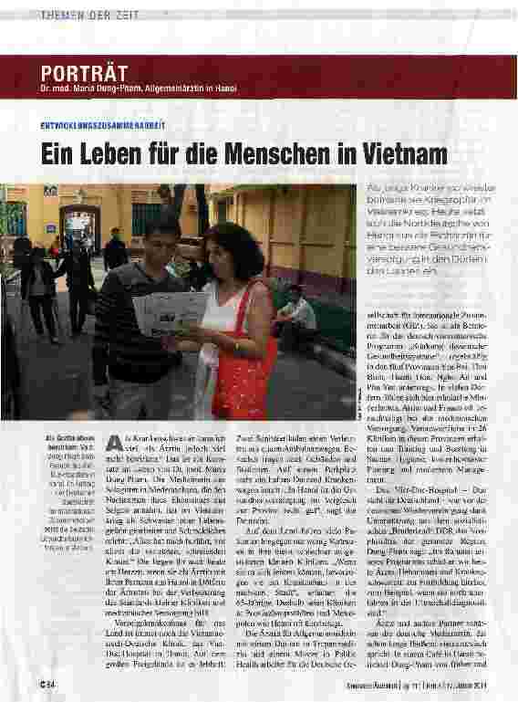 Vorschauseite 1: Ein Leben für die Menschen in Vietnam