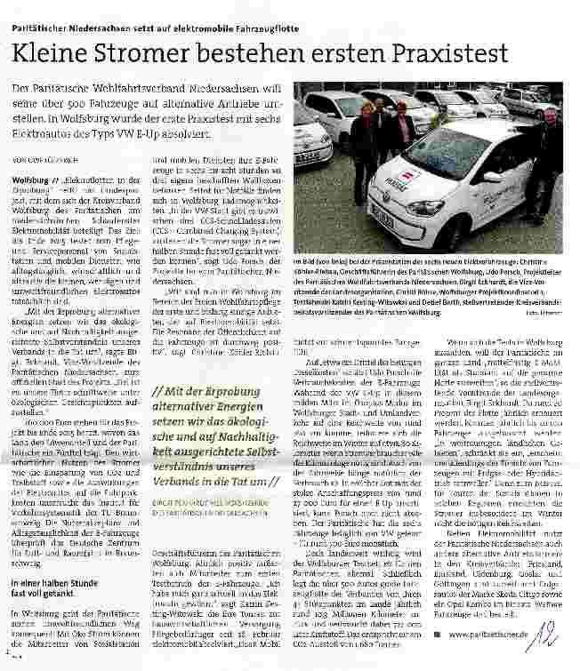 Vorschauseite 1: Kleine Stromer bestehen ersten Praxistest