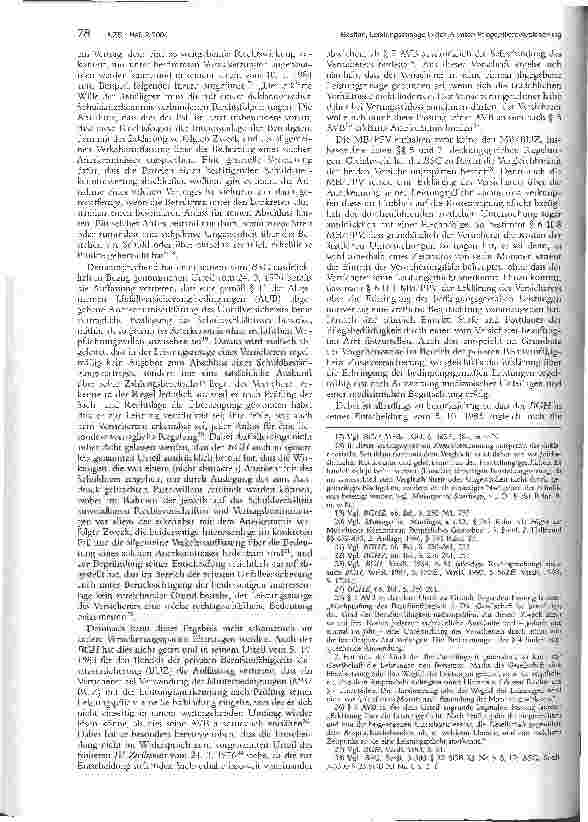 Vorschauseite 3: Die Rechtsnatur der Leistungszusage und die Bedeutung ärztlicher Feststellungen in der Privaten Haftpflichtversicherung