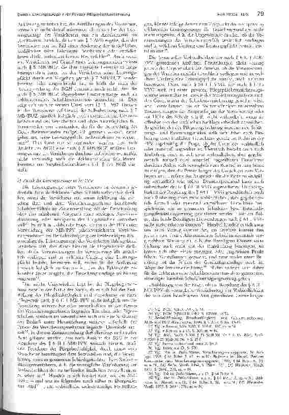 Vorschauseite 4: Die Rechtsnatur der Leistungszusage und die Bedeutung ärztlicher Feststellungen in der Privaten Haftpflichtversicherung