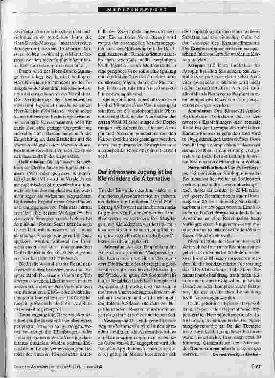 Vorschauseite 2: Kenntnisse in der Reanimation weisen Mängel auf