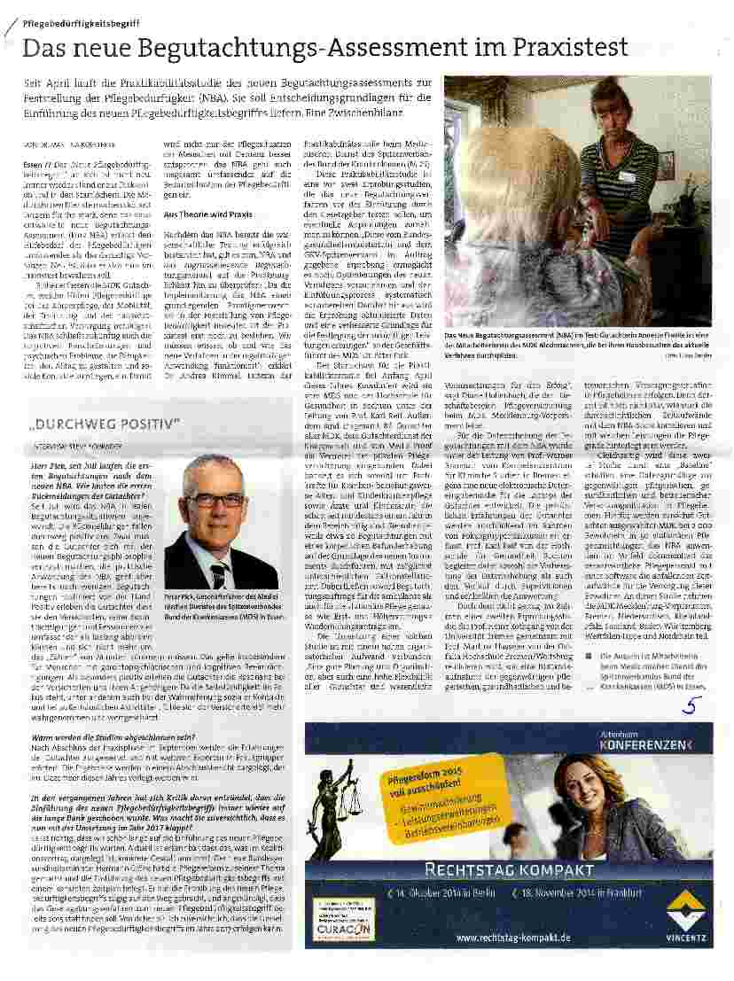 Vorschauseite 1: Das neue Begutachtungs-Assessment im Praxistest