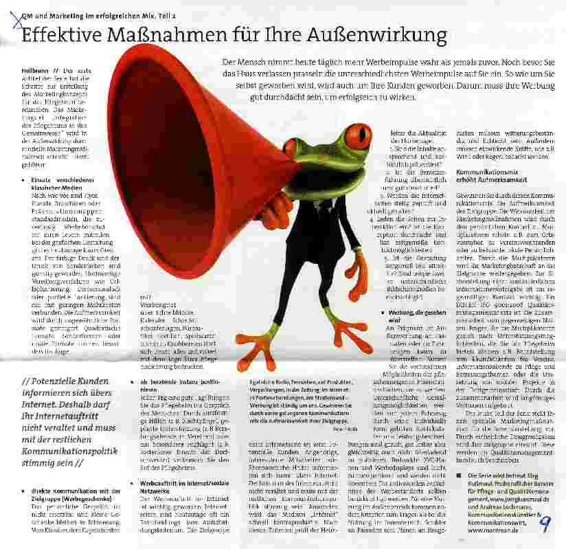Vorschauseite 1: Effektive Maßnahmen für Ihre Außenwirkung