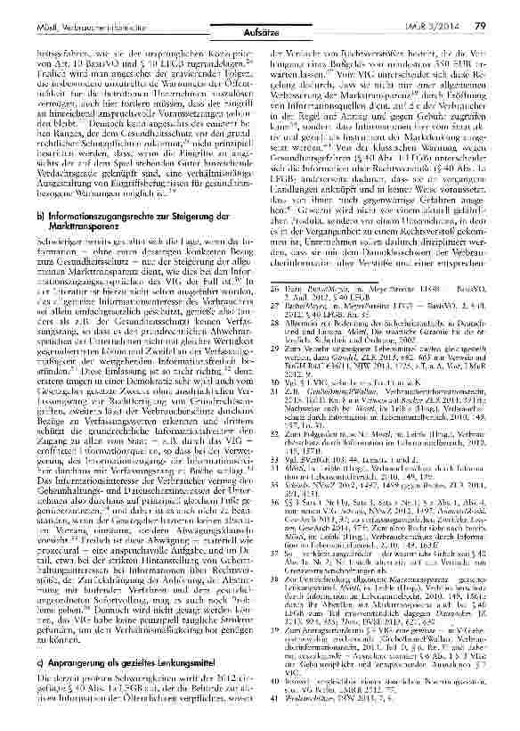 Vorschauseite 3: Gibt es (unions-)verfassungsrechtliche Grenzen für die Verbraucherinformation?