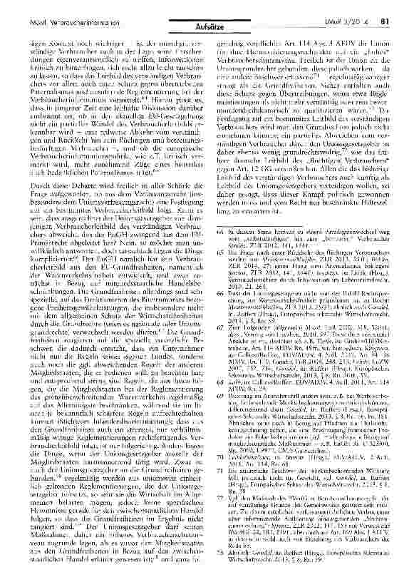 Vorschauseite 5: Gibt es (unions-)verfassungsrechtliche Grenzen für die Verbraucherinformation?