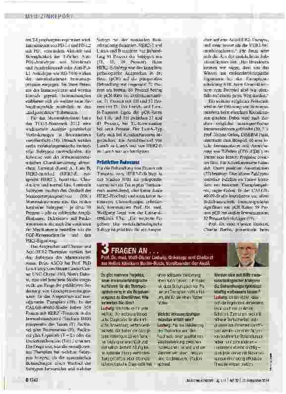 Vorschauseite 4: Auf der Suche nach der Achillesferse der Tumoren