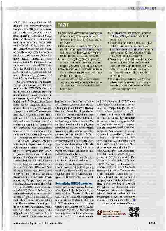 Vorschauseite 5: Auf der Suche nach der Achillesferse der Tumoren