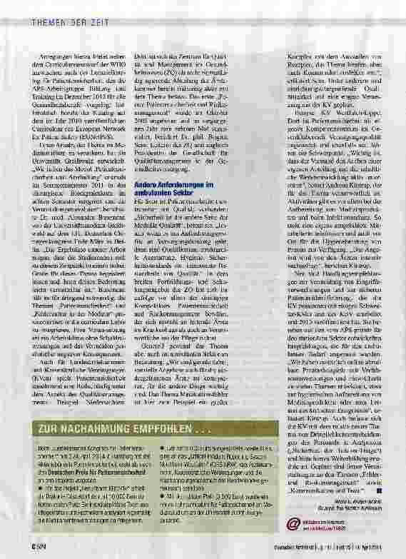 Vorschauseite 4: Viel erreicht - viel zu tun