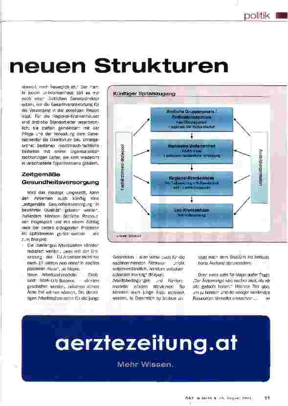 Vorschauseite 2: Gewohnte Qualität in neuen Strukturen