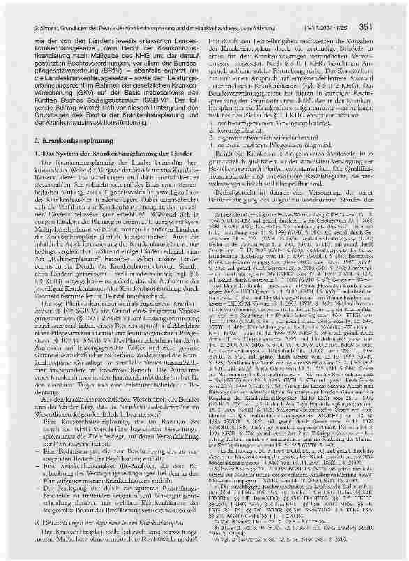 Vorschauseite 2: Grundlagen des Rechts der Krankenhausplanung und der Krankenhausinvestitionsförderung