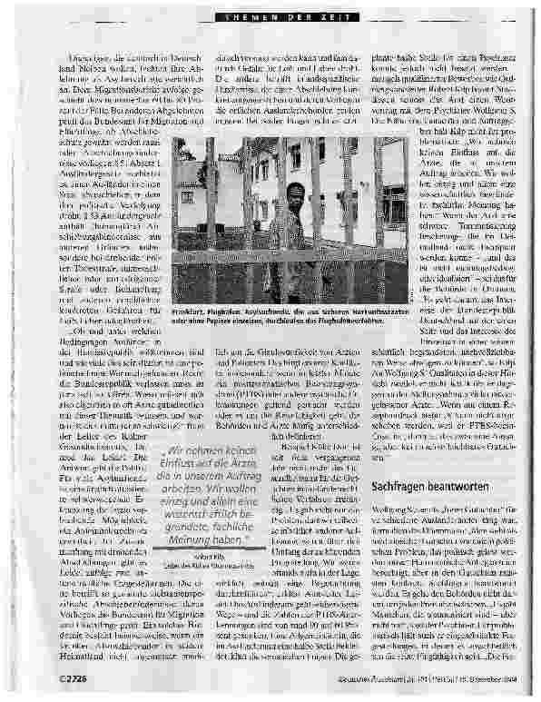 Vorschauseite 2: Feigenblatt für die Abschiebung