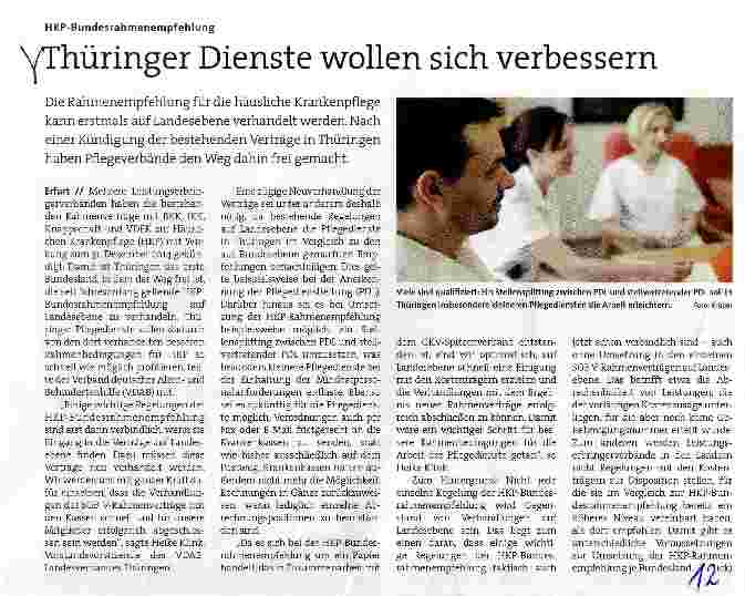 Vorschauseite 1: Thüringer Dienste wollen sich verbessern