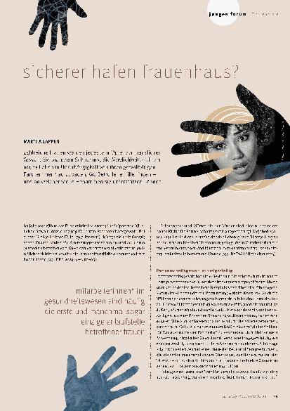 Vorschauseite 1: Sicherer Hafen Frauenhaus?
