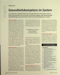 Vorschauseite 1: Gesundheitskompetenz im System