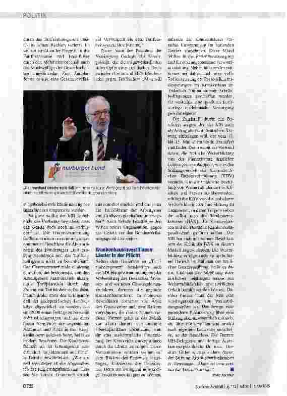 Vorschauseite 2: Tarifpluralismus wird beseitigt