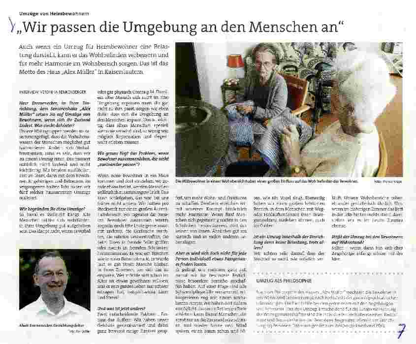 Vorschauseite 1: Wir passen die Umgebung an den Menschen an