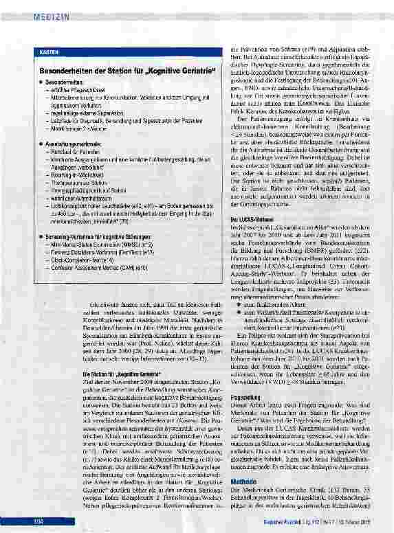 Vorschauseite 2: Kognitiv beeinträchtigte geriatrische Patienten