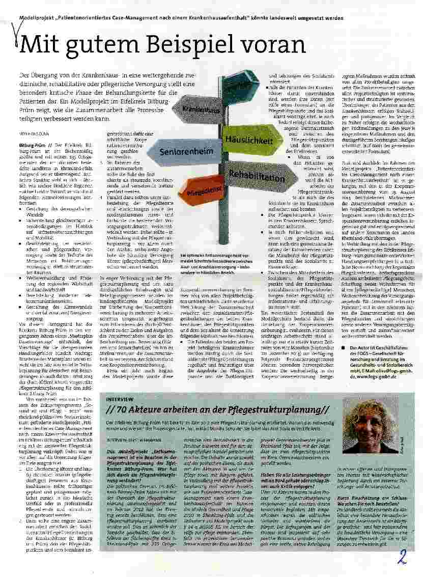 Vorschauseite 1: Mit gutem Beispiel voran